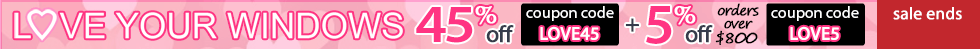 45% off Love Your Windows Sale