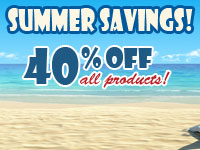 40% off Summer Savings Sale 40% off Summer Savings Sale