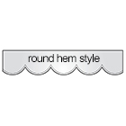 Rounded Hem with Fringe