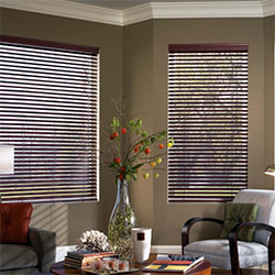 Designer 2 inch Faux Wood Blinds