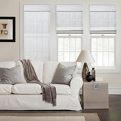 Cordless Essence Roman Shades - White
