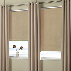 Premium Blackout Vinyl Roller Shades - Tailored (Straight) Hem