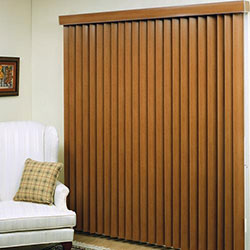 Premium Faux Wood Vertical Blinds