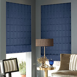 Premium Roman Shades - Pleated Fold