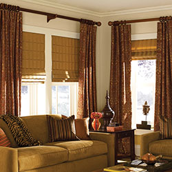 Premium Roman Shades - Pleated Fold