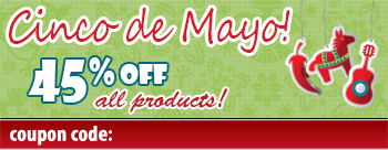 45% off Cinco de Mayo Sale!