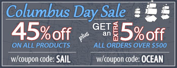 45% off Columbus Day Sale 45% off Columbus Day Sale