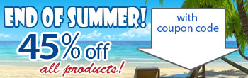 45% off End of Summer Sale