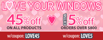 45% off Love Your Windows Sale