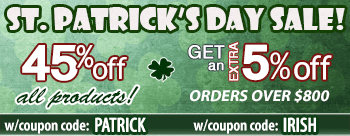 45% off St. Patrick