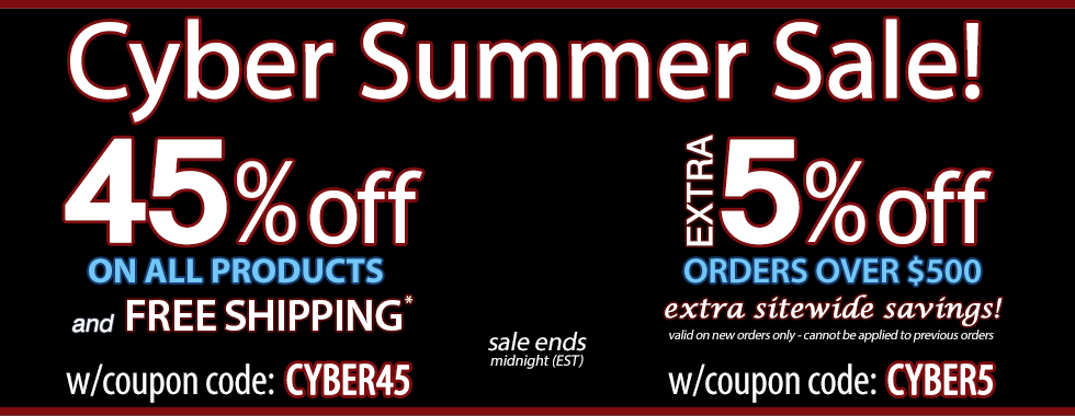 45% off Cyber Summer Sale