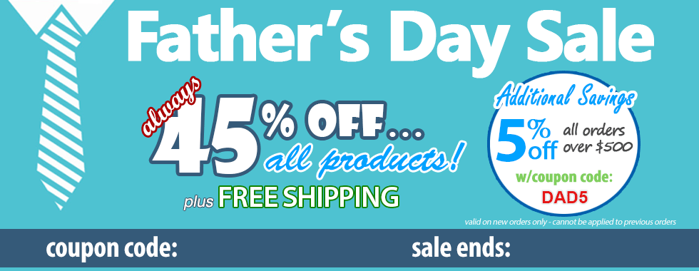 45% off Father