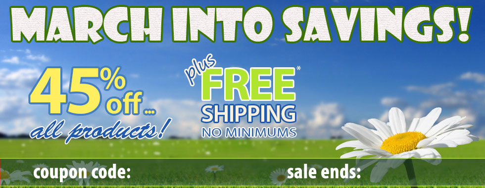 March into Savings Sale
