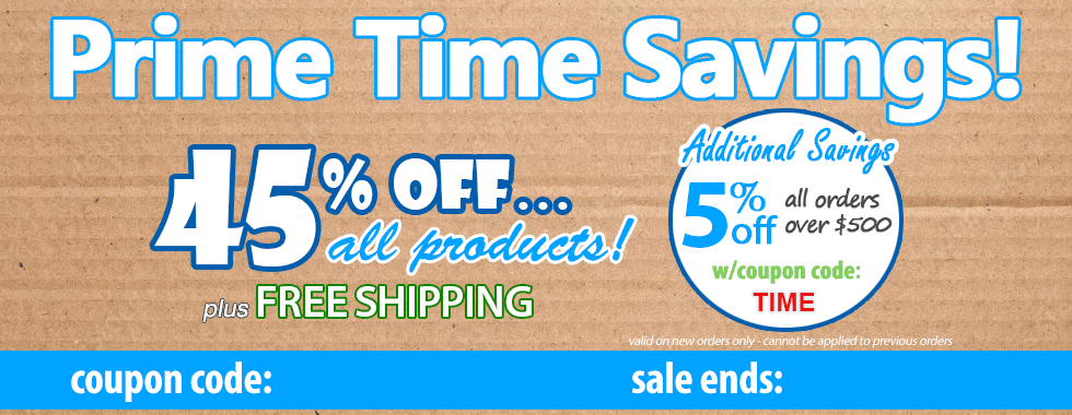 45% off Prime Time Sale!
