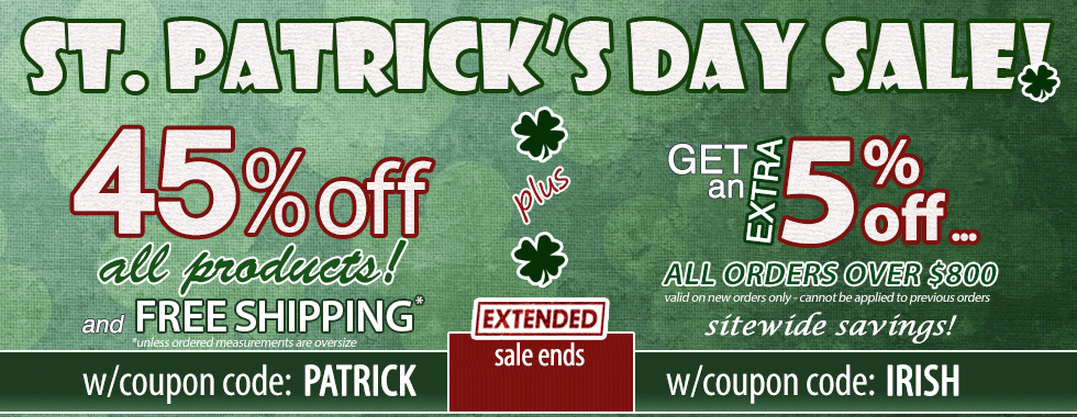 45% off St. Patrick