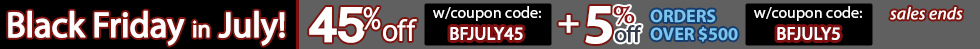 45% off Black Friday in July