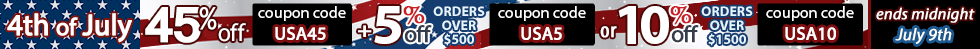 45% off 4th of July Sale!