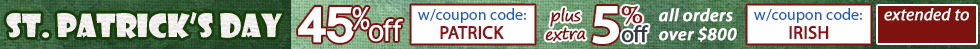 45% off St. Patrick