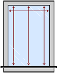 Inside Mount Measuring