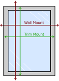 Outside Mount Measuring