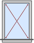 Window Square Measuring