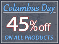 45% off Columbus Day Sale 45% off Columbus Day Sale