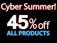 45% off Cyber Summer Sale