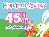 45% off Easter Sale! 45% off Easter Sale!
