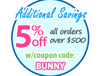 Extra 5% off Orders over $500 Extra 5% off Orders over $500