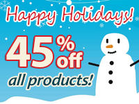 45% off Happy Holidays Sale 45% off Happy Holidays Sale