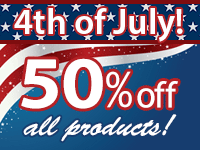 50% off 4th of July Sale!