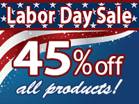 45% off Labor Day Sale!