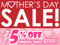 Extra 5% off Orders over $800