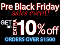 Extra 10% off Orders over $1500
