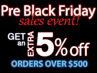 Extra 5% off Orders over $500