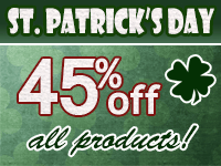 45% off St. Patrick 45% off St. Patrick
